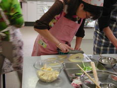タケノコ料理教室の写真